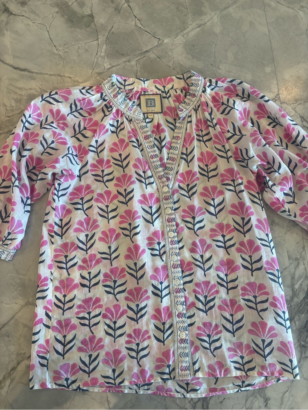 Bell floral top